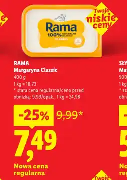 Lidl RAMA Margaryna Classic oferta