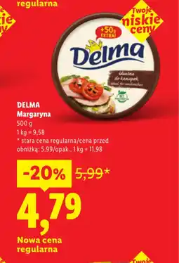 Lidl DELMA Margaryna oferta
