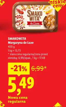 Lidl SMAKOWITA Margaryna de Luxe oferta