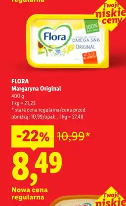 Lidl FLORA Margaryna Original oferta