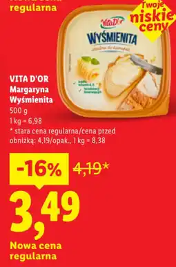 Lidl VITA D'OR Margaryna Wyśmienita oferta