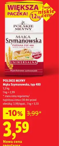 Lidl POLSKIE MŁYNY Mąka Szymanowska oferta