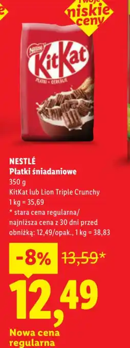 Lidl NESTLÉ Płatki śniadaniowe oferta