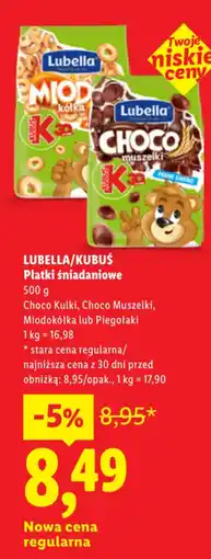 Lidl LUBELLA/KUBUS Płatki śniadaniowe oferta