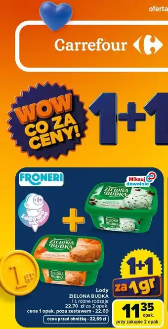 Carrefour Lody ZIELONA BUDKA oferta