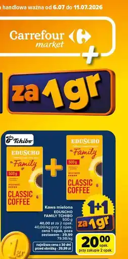 Carrefour Kawa mielona EDUSCHO FAMILY TCHIBO oferta