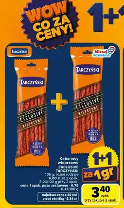Carrefour Kabanosy wieprzowe EXCLUSIVE TARCZYŃSKI oferta