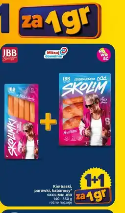 Carrefour Kiełbaski, parówki, kabanosy SKOLIMKI JBB oferta