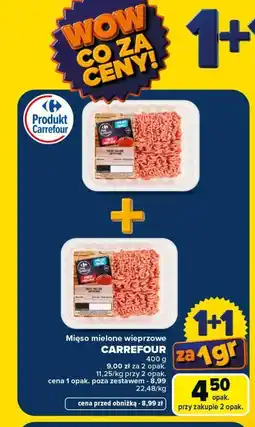 Carrefour Mięso mielone wieprzowe CARREFOUR oferta