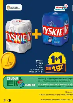 Carrefour Piwo Tyskie oferta