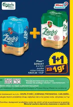 Carrefour Piwo Žatecký oferta
