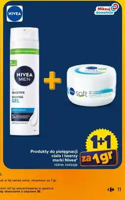 Carrefour Produkty do pielęgnacji ciała i twarzy marki Nivea oferta
