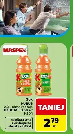 Carrefour Sok Kubuś oferta