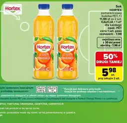 Carrefour Sok Hortex pomarańczowy oferta