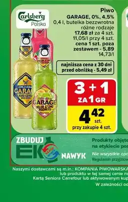 Carrefour Piwo Garage oferta
