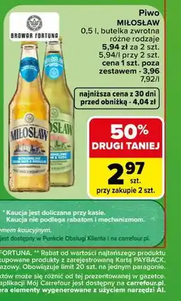 Carrefour Piwo Miłosław oferta