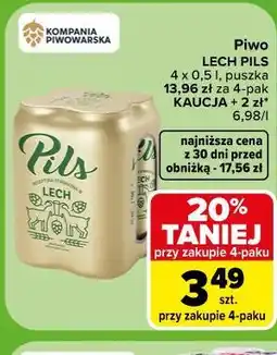 Carrefour Piwo Lech Pils oferta