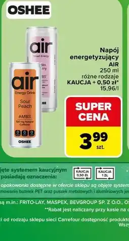 Carrefour Napój energetyzujący Air oferta