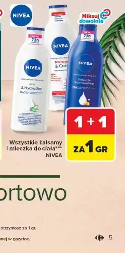 Carrefour Wszystkie balsamy i mleczka do ciała Nivea oferta