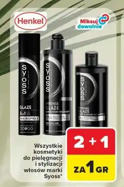 Carrefour Wszystkie kosmetyki do pielęgnacji i stylizacji włosów marki Syoss oferta