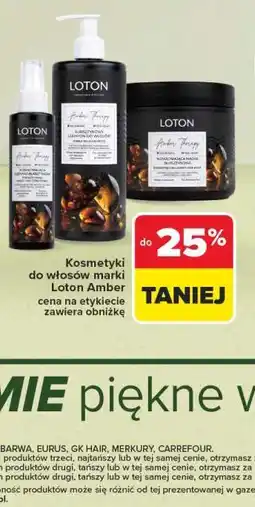 Carrefour Kosmetyki do włosów marki Loton Amber oferta