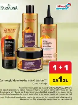 Carrefour Kosmetyki do włosów marki JANTAR oferta