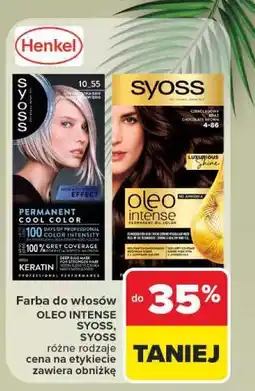 Carrefour Farba do włosów Oleo Intense Syoss oferta