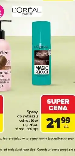 Carrefour Spray do retuszu odrostów L'Oréal Magic Retouch oferta