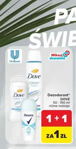 Carrefour Dezodorant Dove oferta