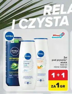 Carrefour Żel pod prysznic Nivea oferta