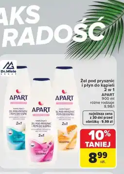 Carrefour Żel pod prysznic i płyn do kąpieli 2 w 1 Apart oferta