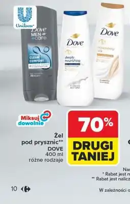 Carrefour Żel pod prysznic Dove oferta