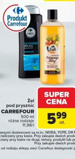 Carrefour Żel pod prysznic Carrefour oferta