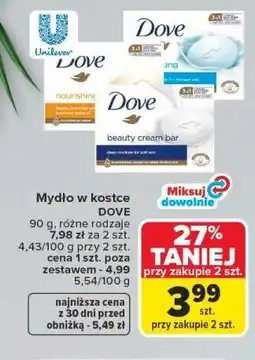 Carrefour Mydło w kostce DOVE oferta