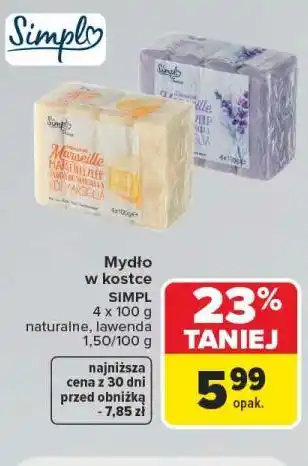 Carrefour Mydło w kostce SIMPL oferta