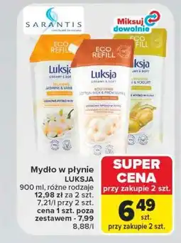 Carrefour Mydło w płynie LUKSJA oferta