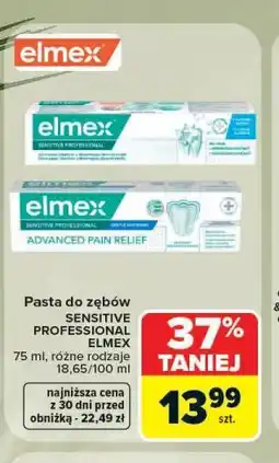 Carrefour Pasta do zębów SENSITIVE PROFESSIONAL ELMEX oferta