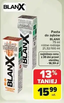 Carrefour Pasta do zębów BLANX oferta