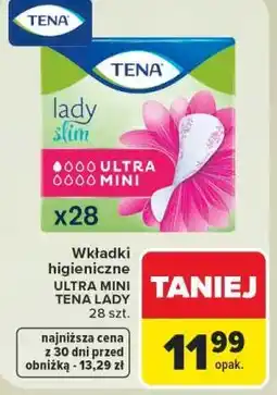 Carrefour Tena Lady Slim Wkładki higieniczne oferta