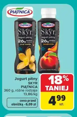 Carrefour Jogurt pitny SKYR PIĄTNICA oferta