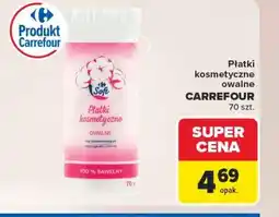 Carrefour Płatki kosmetyczne owalne CARREFOUR oferta