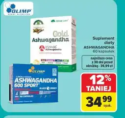 Carrefour Suplement diety ASHWAGANDHA Olimp oferta