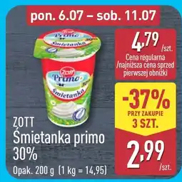 ALDI Śmietanka Zott oferta