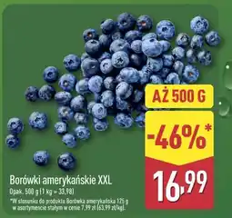ALDI Borówki amerykańskie XXL oferta