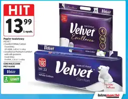 Intermarche Papier toaletowy Velvet oferta