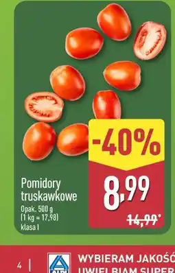 ALDI Pomidory truskawkowe oferta