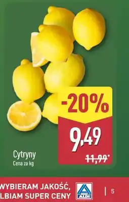 ALDI Cytryny oferta