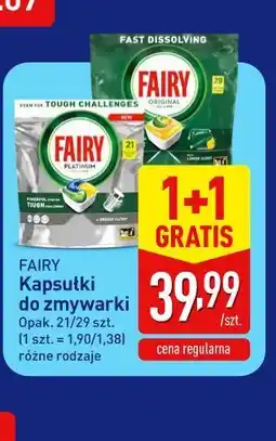 ALDI Fairy Kapsułki do zmywarki oferta