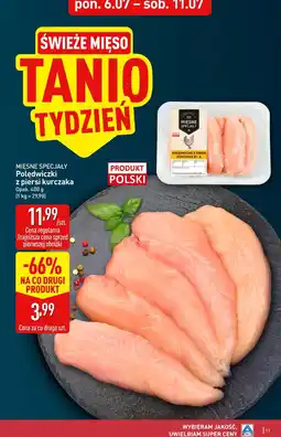 ALDI Mięsne Specjały Polędwiczki z piersi kurczaka oferta