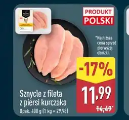 ALDI Sznycle z fileta z piersi kurczaka oferta